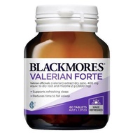 Exp.5/27 แท้ใหม่ Blackmores valerian Forte Blackmore 30/60เม็ด วิตามินช่วยให้นอนหลับ ผ่อนคลาย แบล็คม