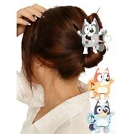 1pc Bluey Bingo Cartoon Cute Hair Accessories Bluey Hair Claw Hair Clip With Headpiece Hair Clips, H