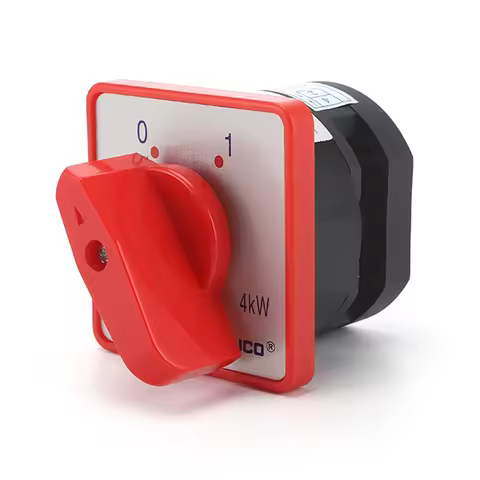 ZHUCO HZ5D-20/4 L01 20A AC380V 2 Position 1 Phase Rotary Cam Transfer Double Poles Combination Switc