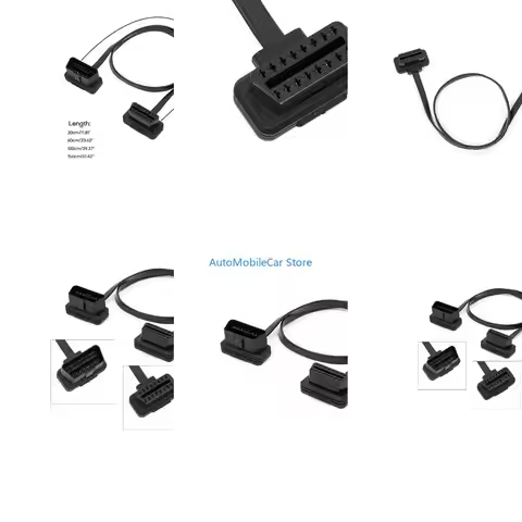 G8TE 16 Pin Socket OBD OBDII OBD2 Car Scanner Extension Cable Adapter Male To Female