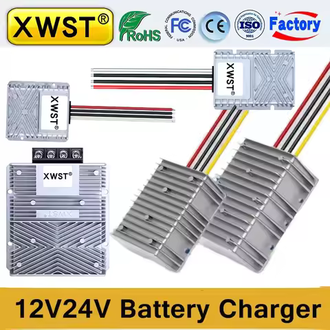 12V 24V Lead Acid Battery Charger Constant Current DC Converter 9-35V to 12.6V 13.8V 14.5V 29.2V 29.