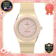 TIMEX Q Timex TW2Y57400 Quartz Watch 50m Water Resistant Acrylic Pink Dial