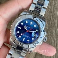 WMNP Seiko Mod Yachtmaster Yacht Master 4R35 with Blue Dial