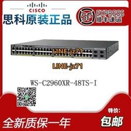 【詢價】WS-C2960XR-48TS-I Cisco思科48口全千兆可網管理VLAN光纖交換機