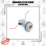 Fitting Lampu Gantung Plastik/Fitting Plastik WD E27/Fitting kap lampu