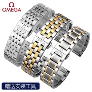 Omega Watch Strap Steel Strap Is Suitable For Omega Speedmaster Butterfly Seamaster 300 600 Original Stainless Steel Watch Chain