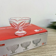 GA95A 6pcs Creative Transparent Glass dessert bowl / salad bowl /ice cream bowl / yogurt bowl 玻璃甜品杯 
