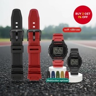 18mm Rubber Watch Band for Casio W-218H, F-108, AE1200, AE1300, and AE-1500