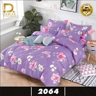 Cadar English Design 7 in 1 Comforter Fitted  High Quality Queen Size Corak Bunga Vantage