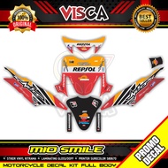 Decal Mio Smile Sporty Full Body  Stiker Mio Smile Sporty Full Body Repsol