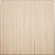 3 1/2"W x 3 1/2"H x 7/8"P Americraft Solid Hardwood Stain Grade Standard Smooth Rosette with Squared