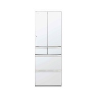 [bulky] HITACHI R-HV490RS-XW 379L 6 DOOR FRIDGE CRYSTAL WHITE 3 TICKS W650xH1833xD649MM 1 YEAR WARRANTY BY HITACHI