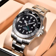 Pagani Design Original 40mm Automatic Mechanical Watch Men GMT Ceramic Bezel 100M Water Resistant Sa