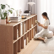 TV Cabinet Floor-standing Bookshelf Children All Solid Wood Desk Combination Back Wall Shelf Bookcas