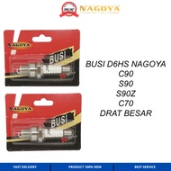 D6HS NAGOYA SPARK PLUG C90 S90 C70 S90Z LARGE THREAD