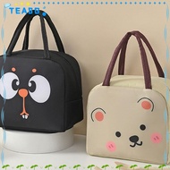 TEASG Cartoon Lunch Bag, Portable Thermal Insulated Lunch Box Bags,   Cloth Lunch Box Accessories Thermal Bag Tote Food Small Cooler Bag