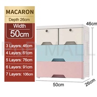 Multipurpose Drawer cabinet with lock 50CM Drawer cabinet drawer organizer sorage almari plastik Cabinet With Wheels