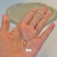 Bracelet Gypsy Boho Cute MushroomTALI - Genuine Gold Plating - Allside