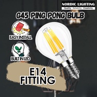 (E14) Nordic Lighting G45 Bulb 4Watt Energy Savings LED Ping Pong Bulb E14 Holder Daylight / Warm Wh