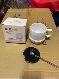 @全新霓虹馬克杯mug，500ml，有附湯匙及杯蓋，顏色隨機，新骨瓷材質！泡茶泡咖啡