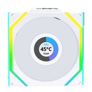 CASE FAN (พัดลมเคส) LIAN LI UNI FAN SL WIRELESS LCD 120 REVERSE BLADE