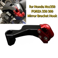 for Honda Nss350 FORZA350 Forza 300 Motorcycle CNC Rearview Mirror Bracket Mount Helmet Storage Hook Luggage Hook Accessories
