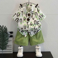 Korean style clothing Set for boys going to school and going out.