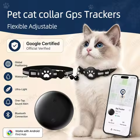 Adjustable Pet Collar Pet Tracker Google Find My Gps Tracker Android Antilost Gps Tag Positioning Tr