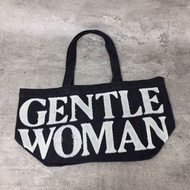 Tas Bahu Besar Wanita Tote Bag Canvas Black Gentle Monster