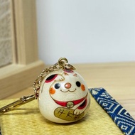 卯三郎之孫 | 迷你木招財貓匙扣