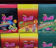 เยลลี่โคล่า เยลลี่ตัวหนอน เยลลี่ไดโนเสาร์ trolli บรรจุ 12 ถุง ทรอลลี่ กัมมี่