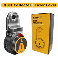 KEELAT 2 In 1 Drill Dust Collector Electric Impact Drill Dust Guard Reusable Drilling Shockproof Dust Catcher 360° Laser Level Wall Suction Vacuum Sucker Drill Dust Cleaning Tools 钻头集尘器