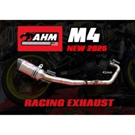 AHM M4 EXHAUST OPEN SZR 38x42x60 SPR 35x38x60 35MM 38MM LC135 4S 5S V1 V8 Y15 Y16 SRL115 RS RAIDER