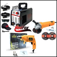 Paket Mesin Las 3 Item!!! Mesin Las Redfox 400w+Mesin Bor Listrik