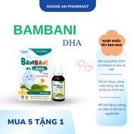 BAMBANI DHA Supplement DHA, EPA and Vitamin E - Supports enhancing brain and vision function DHA for