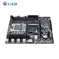 X58เมนบอร์ดคอมพิวเตอร์ดูอัลแชนเนล LGA 1366เมนบอร์ดตั้งโต๊ะรองรับ E5640ชุดวงจรหลักแรม32GB USB 2.0 SAT