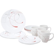 Corelle Splendor 16pc Impression Dinnerware Set (1114351) Livingware