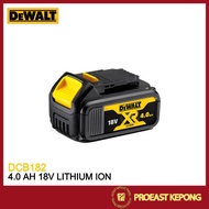 DEWALT DCB182 XR 4.0AH 18V LITHIUM ION BATTERY