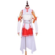 New Japanese Anime Sword Art Online Cosplay Costume SAO Yuuki Asuna Cosplay Fancy Dress Halloween Co