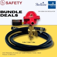 Safety LPG Regulator for Solane + Fujiyama High Pressure LPG Hose