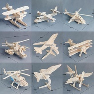 3d mini Wooden Airplane Assembly Creative Handmade Assembly Model Set for Children / Airplane Toy Ai