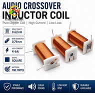 MUNDAUN Speaker Crossover Inductor Coil, 0.75mm 0.62MH Audio Inductor Coil, 4-6A Pure Copper Inducto