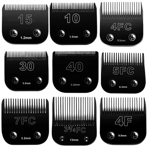 10/15/30/40/4FC/5FC/7FC Replacement Blade For Andis AG,AGC,BDC,BGC,MBG/Oster A5/Wahl KM Series Pet T