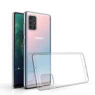 Ultra Thin Transparent Case for Samsung Galaxy A51 A52 A6 A70 A7 A71 A72 A5 A8 Plue A90 2018 2017 Soft Silicone Clear TPU Shockproof Cover