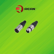 REAN RC3F 3 pole female XLR cable connector OR RC3M XLR MALE
