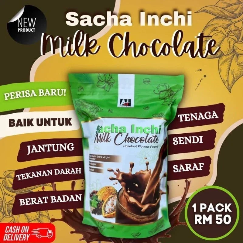 KOPI SACHA INCHI MILK CHOCOLATE