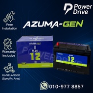 [ Installation Provided ] NX120-7R/L | 125D31R | 135D31L | Azuma-Gen Plus 12 MF Car Battery