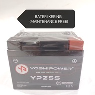 MODENAS GT128 / XCITE 130 BATTERY YPZ5S MAINTENANCE FREE BATERI YPZ5S BATTERY MODENAS GT128 BATTERY 