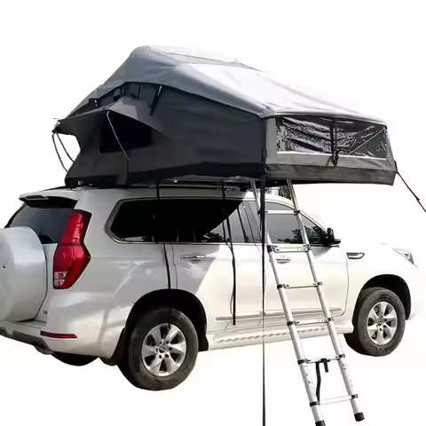 Outdoor Picnic Four Season Portable Waterproof Rooftop Tent Foldable Soft Car Camping 4 Person Hard 