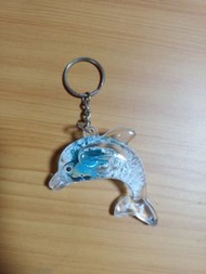 海生館 海豚吊飾 鑰匙圈